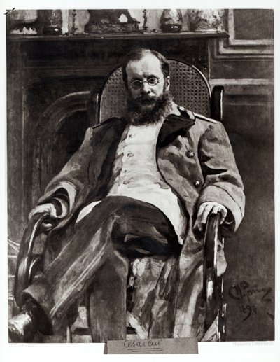 Portrait of Cesar Cui, 1890 by Ilya Efimovich Repin